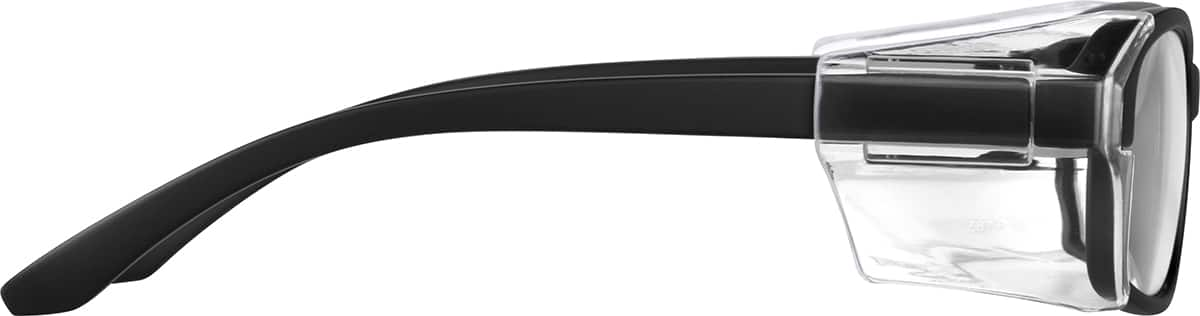 Side view of Z87.1 Safety Glasses 749821 in Black