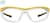 Front view of Z87.1 Safety Glasses 749922 in Yellow thumbnail