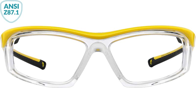 Yellow Z87.1 Safety Glasses