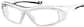 Angle view of Z87.1 Safety Glasses 749930 in White thumbnail