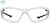 Front view of Z87.1 Safety Glasses 749930 in White thumbnail