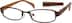 Kids’ Rectangle Glasses 752115 in Brown
