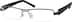 Rectangle Glasses 753421 in Black