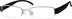 Rectangle Glasses 754411 in Silver