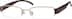 Rectangle Glasses 754414 in Gold