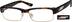 Rectangle Glasses 754525 in Tortoiseshell