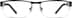 Rectangle Glasses 754721 in Black