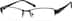 Rectangle Glasses 761321 in Black