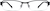 Front view of Rectangle Glasses 761321 in Black thumbnail