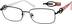 Rectangle Glasses 761821 in Black