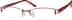 Rectangle Glasses 762518 in Red