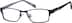 Rectangle Glasses 764821 in Black