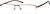 Angle view of Rectangle Glasses 765915 in Brown thumbnail