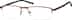 Rectangle Glasses 765915 in Brown
