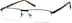 Rectangle Glasses 765921 in Black