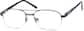 Angle view of Aviator Glasses 767512 in Gray thumbnail