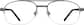 Front view of Aviator Glasses 767512 in Gray thumbnail
