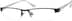 Rectangle Glasses 777021 in Black