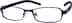 Rectangle Glasses 777116 in Blue