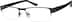 Rectangle Glasses 777512 in Gray