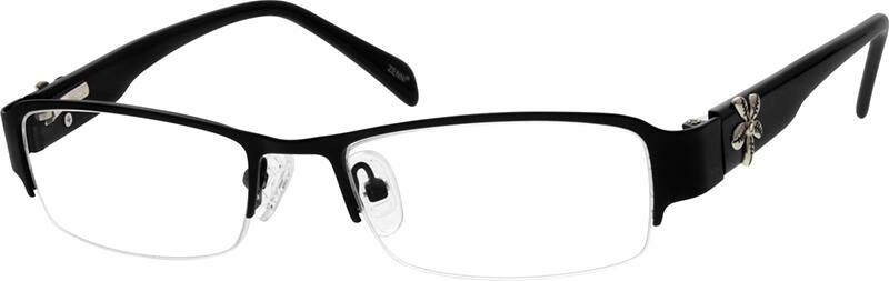 Black Rectangle Glasses #778521 | Zenni Optical