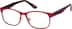 Square Glasses 779218 in Red