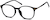 Angle view of Round Glasses 7801821 in Black thumbnail