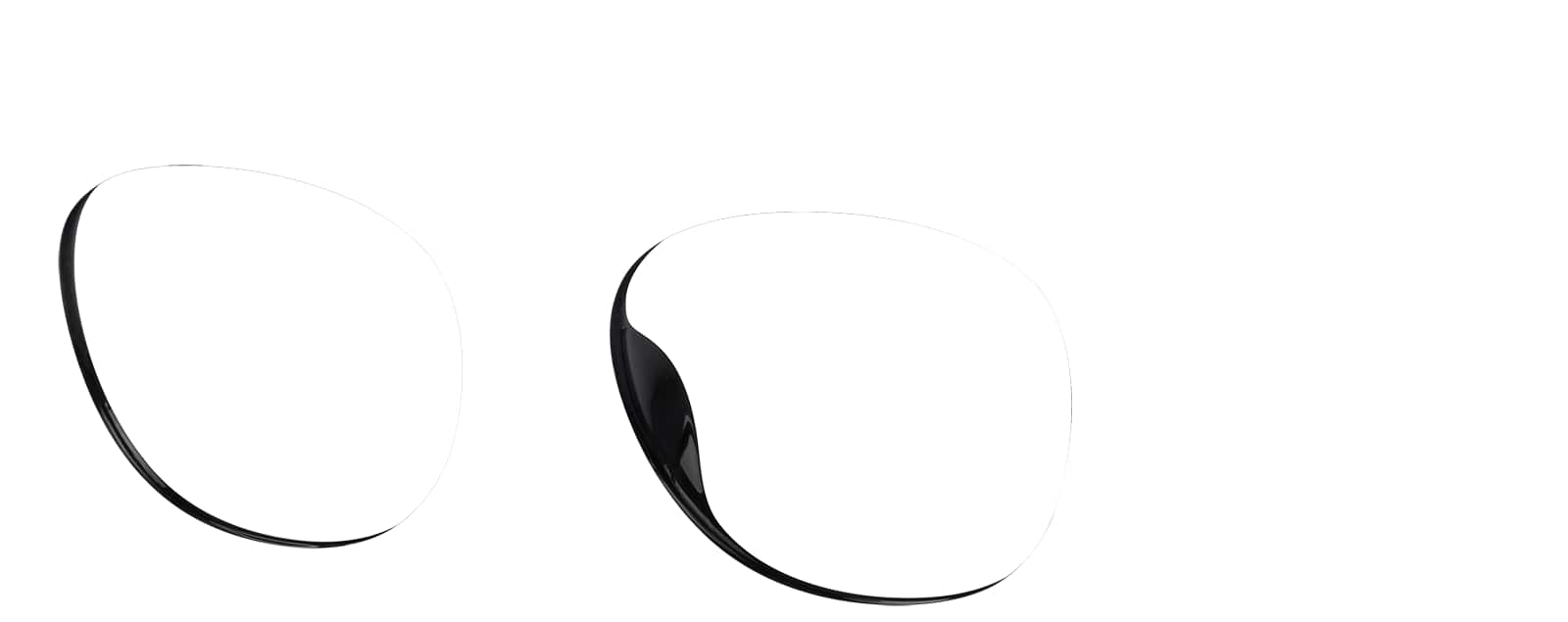 Angle view of Round Glasses 7801821 in Black