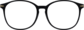 Front view of Round Glasses 7801821 in Black thumbnail