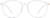 Front view of Round Glasses 7801830 in White thumbnail