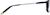 Side view of Rectangle Glasses 7802221 in Black thumbnail