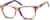 Angle view of Kids’ Square Glasses 7802429 in Fingerpaint thumbnail
