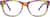 Front view of Kids’ Square Glasses 7802429 in Fingerpaint thumbnail