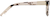 Side view of Kids’ Square Glasses 7802435 in Ivory Tortoiseshell thumbnail