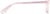 Side view of Rectangle Glasses 7803919 in Pink thumbnail