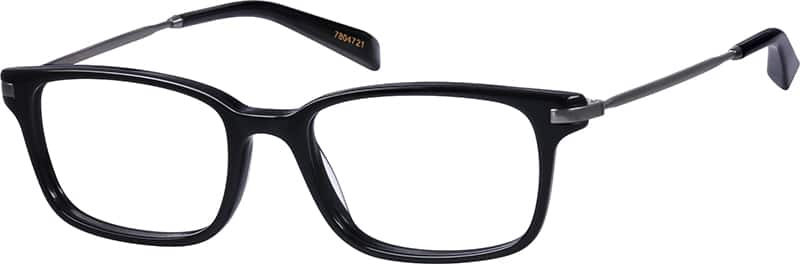 Angle view of Niemeyer Eyeglasses 7804721 in Black