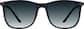Front view of Square Sunglasses 7806421 in Black thumbnail