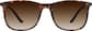 Front view of Square Sunglasses 7806425 in Tortoiseshell thumbnail