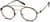 Angle view of Round Glasses 7806725 in Tortoiseshell thumbnail