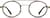Front view of Round Glasses 7806725 in Tortoiseshell thumbnail