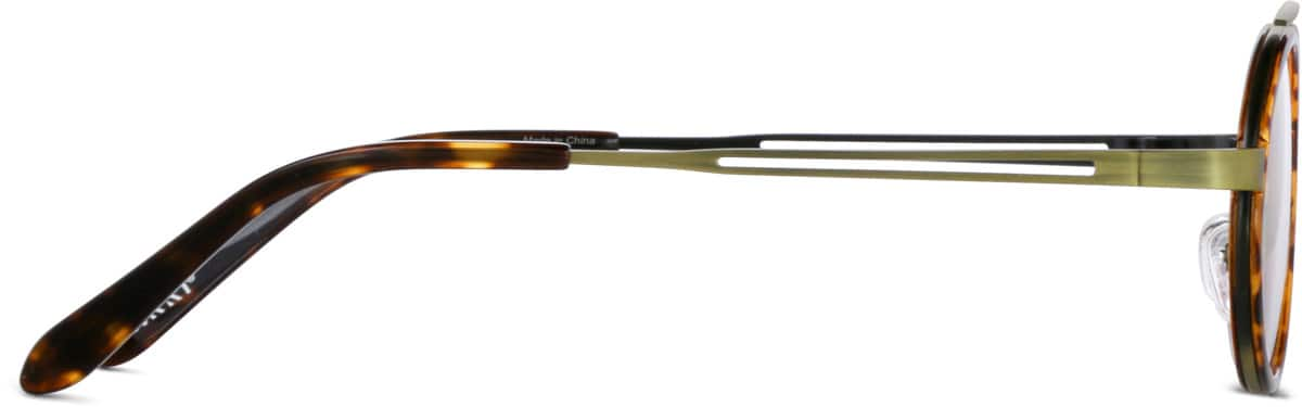 Side view of Round Glasses 7806725 in Tortoiseshell