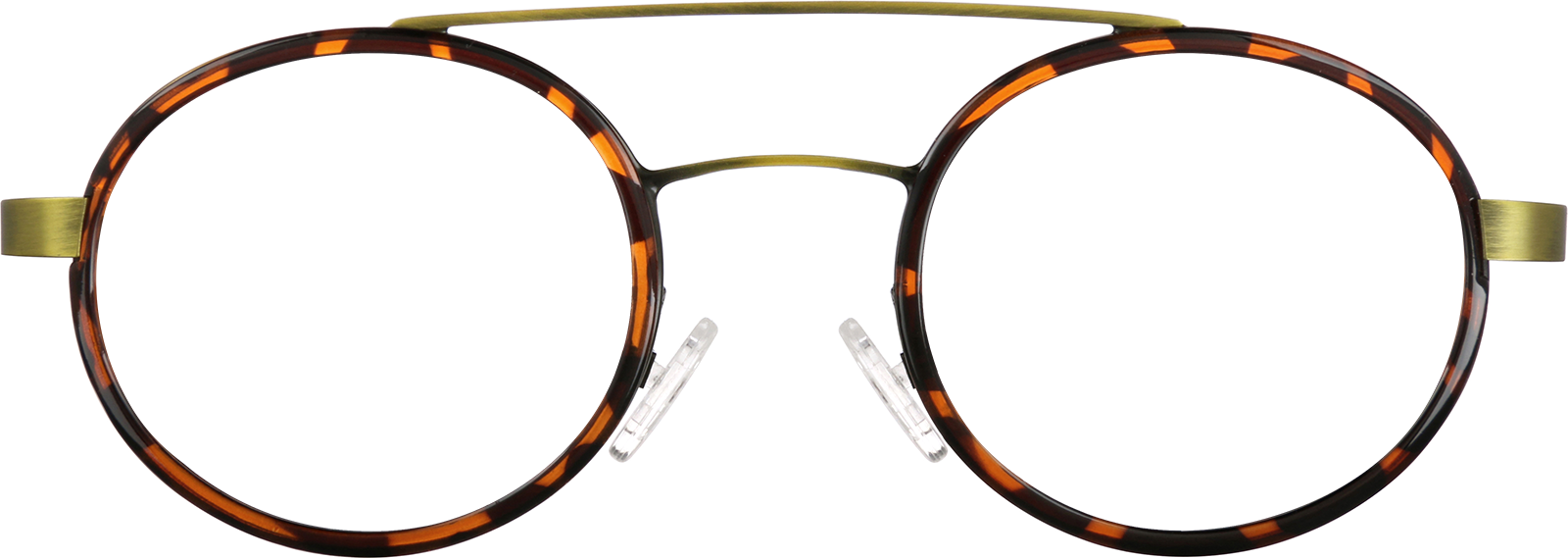 Tortoiseshell Round Glasses #7806725 | Zenni Optical