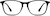 Front view of Kids’ Square Glasses 7806821 in Black thumbnail