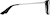 Side view of Kids’ Square Glasses 7806821 in Black thumbnail