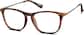 Angle view of Kids’ Square Glasses 7806825 in Tortoiseshell thumbnail