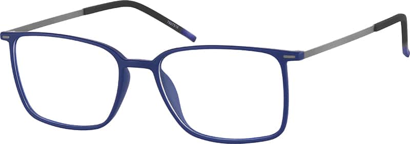 Angle view of Rectangle Glasses 7807516 in Navy