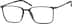 Rectangle Glasses 7807521 in Black