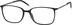 Rectangle Glasses 7807621 in Black