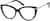 Angle view of Cat-Eye Glasses 7807821 in Black thumbnail