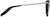 Side view of Cat-Eye Glasses 7807821 in Black thumbnail